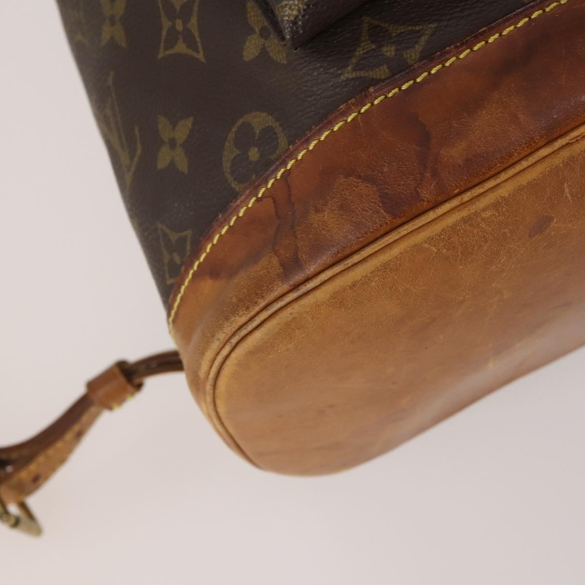 LOUIS VUITTON Monogram Montsouris GM Backpack M51135 LV Auth 198914