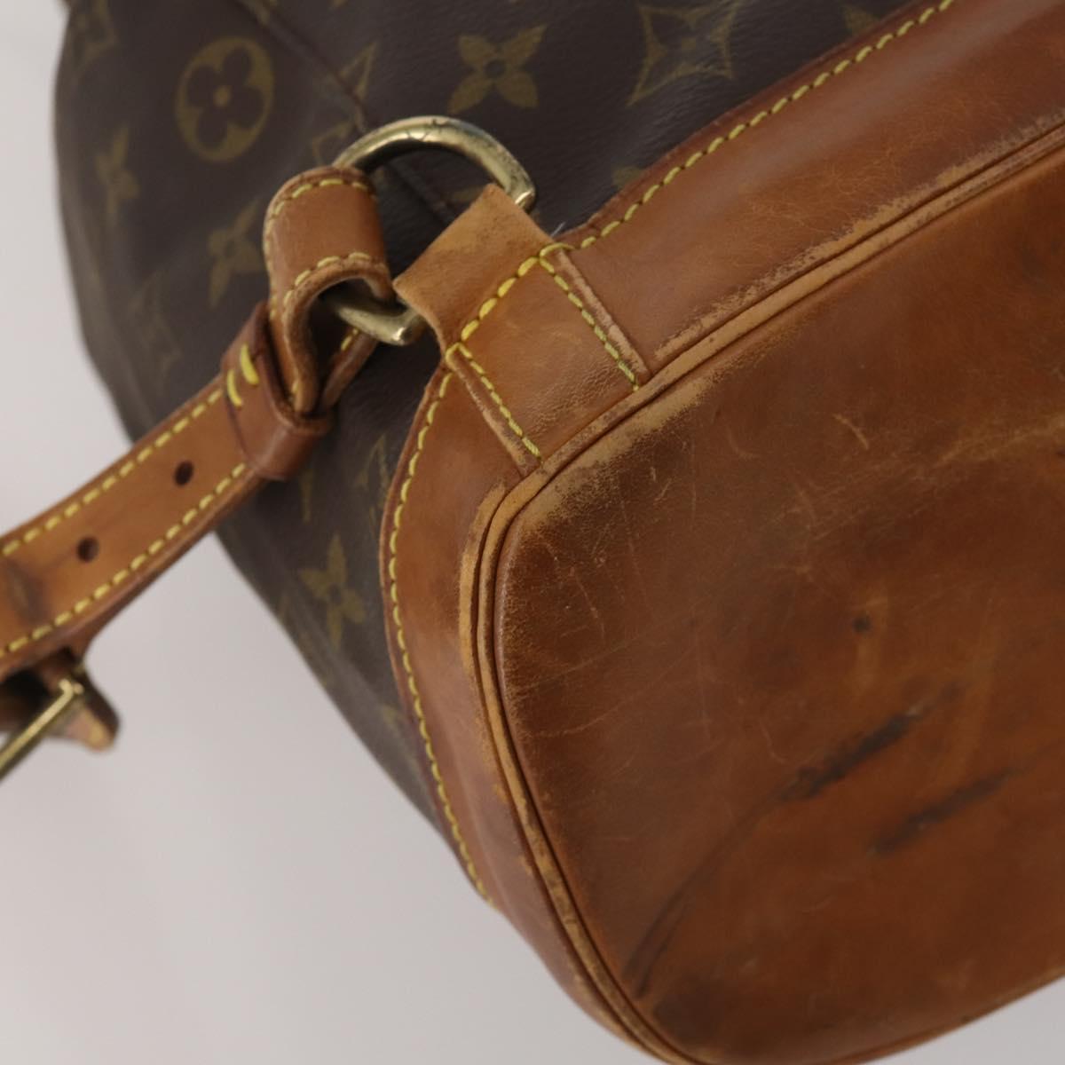 LOUIS VUITTON Monogram Montsouris GM Backpack M51135 LV Auth 198914