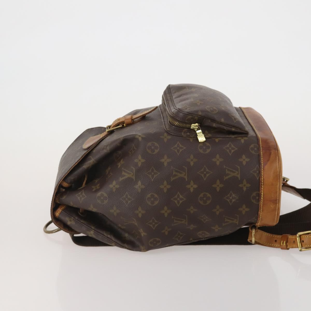 LOUIS VUITTON Monogram Montsouris GM Backpack M51135 LV Auth 198914