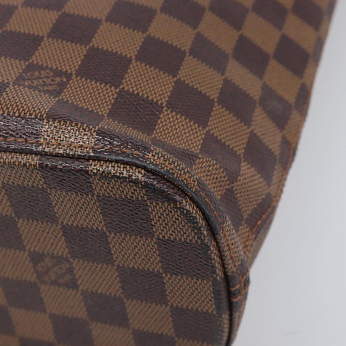 LOUIS VUITTON Damier Ebene Vavin GM Tote Bag N51169 LV Auth 198915