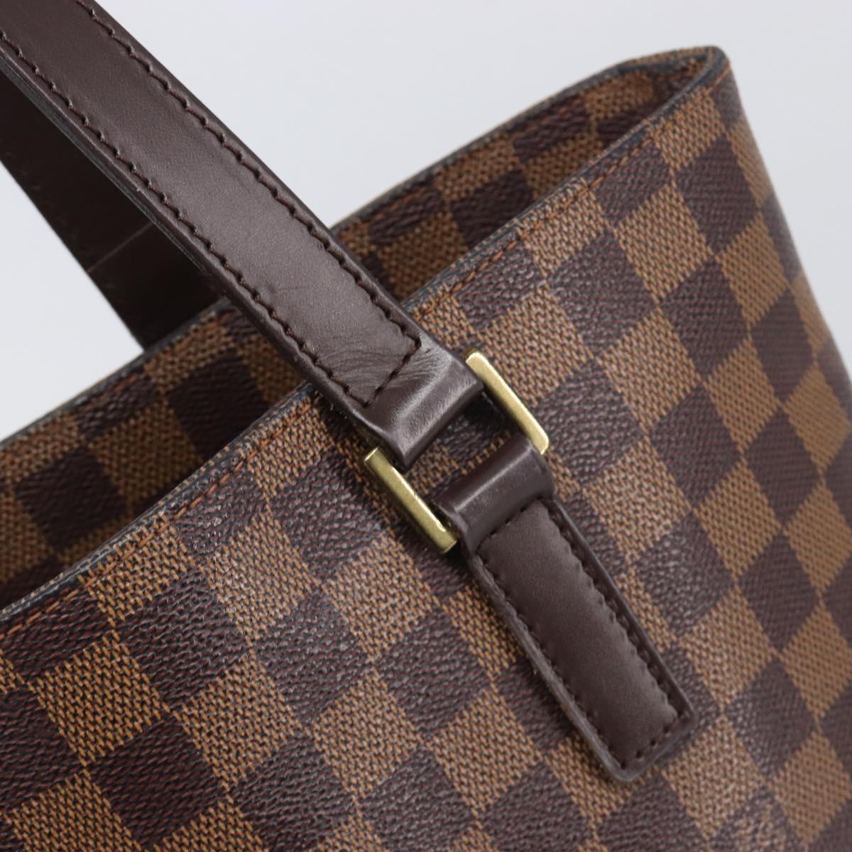 LOUIS VUITTON Damier Ebene Vavin GM Tote Bag N51169 LV Auth 198915