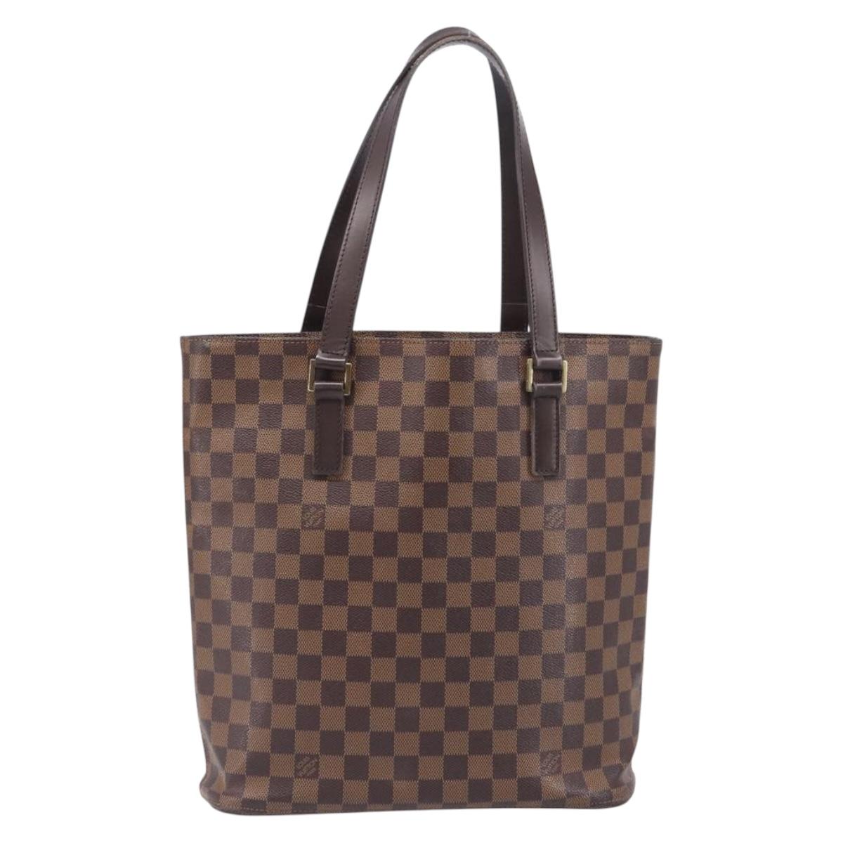 LOUIS VUITTON Damier Ebene Vavin GM Tote Bag N51169 LV Auth 198915