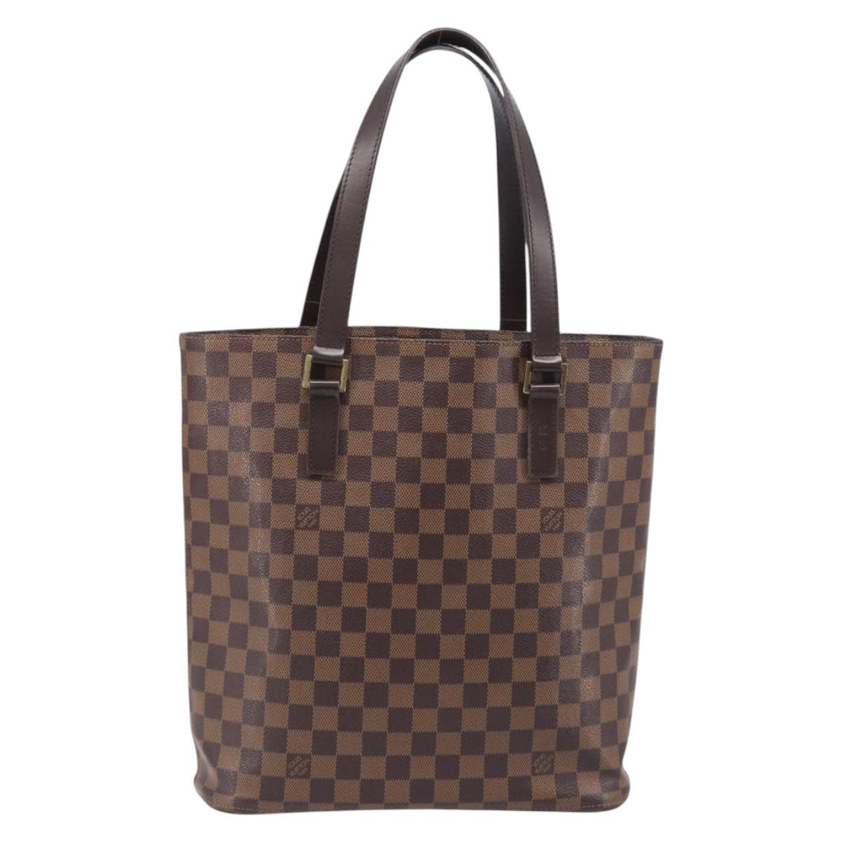 LOUIS VUITTON Damier Ebene Vavin GM Tote Bag N51169 LV Auth 198915