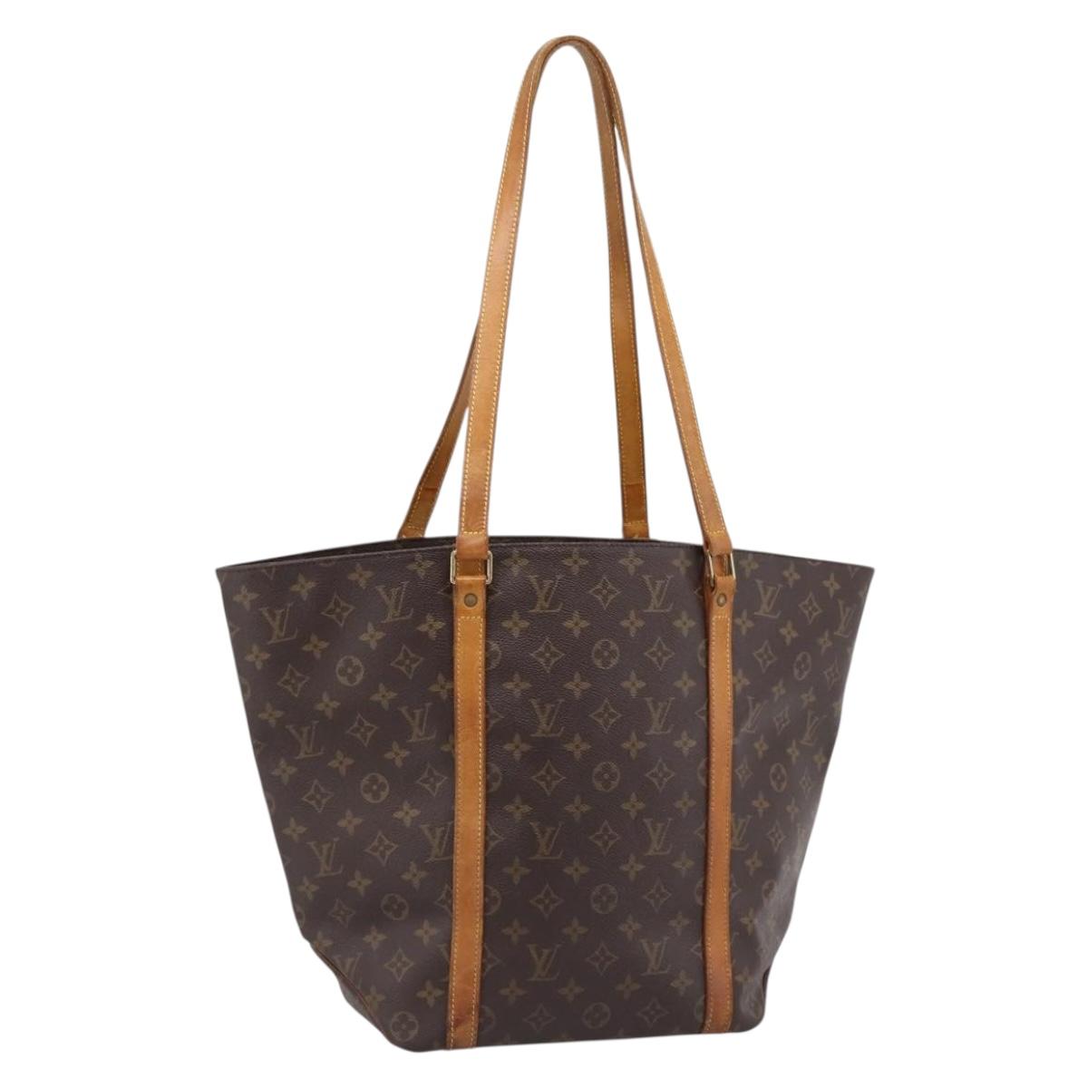 LOUIS VUITTON Monogram Sac Shopping Tote Bag M51108 LV Auth 198918