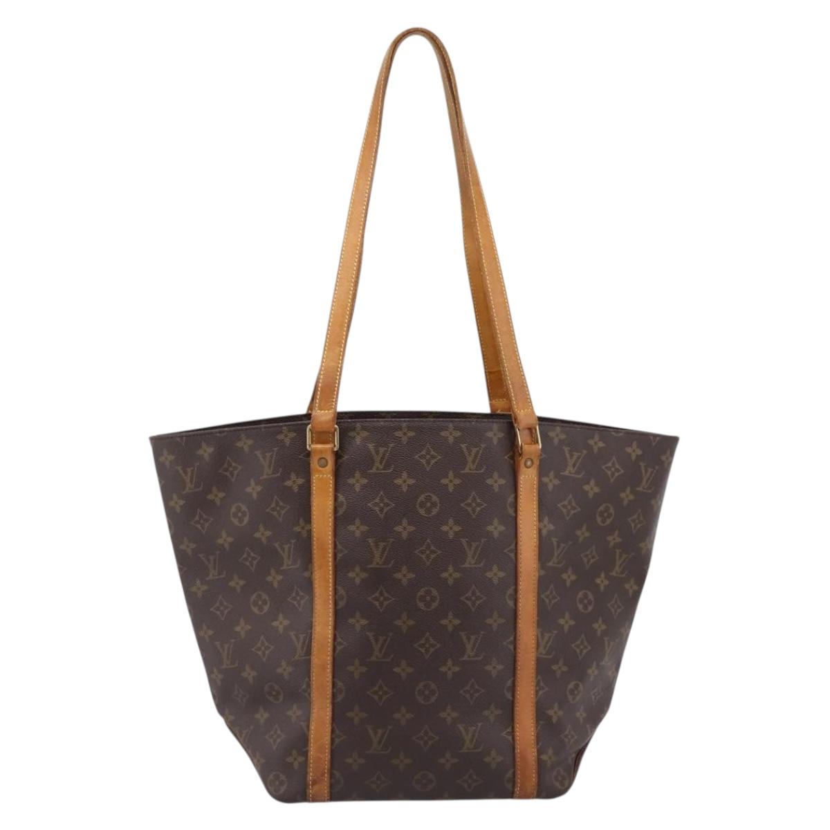 LOUIS VUITTON Monogram Sac Shopping Tote Bag M51108 LV Auth 198918