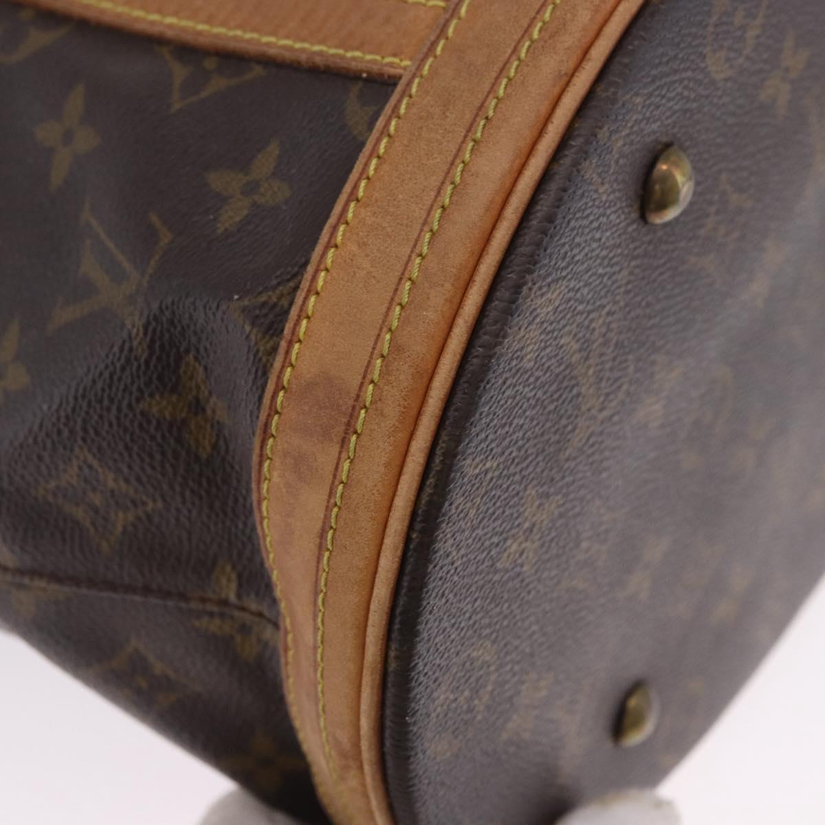 LOUIS VUITTON Monogram Bucket GM Shoulder Bag M42236 LV Auth 198919