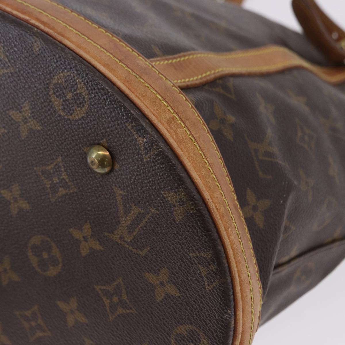 LOUIS VUITTON Monogram Bucket GM Shoulder Bag M42236 LV Auth 198919