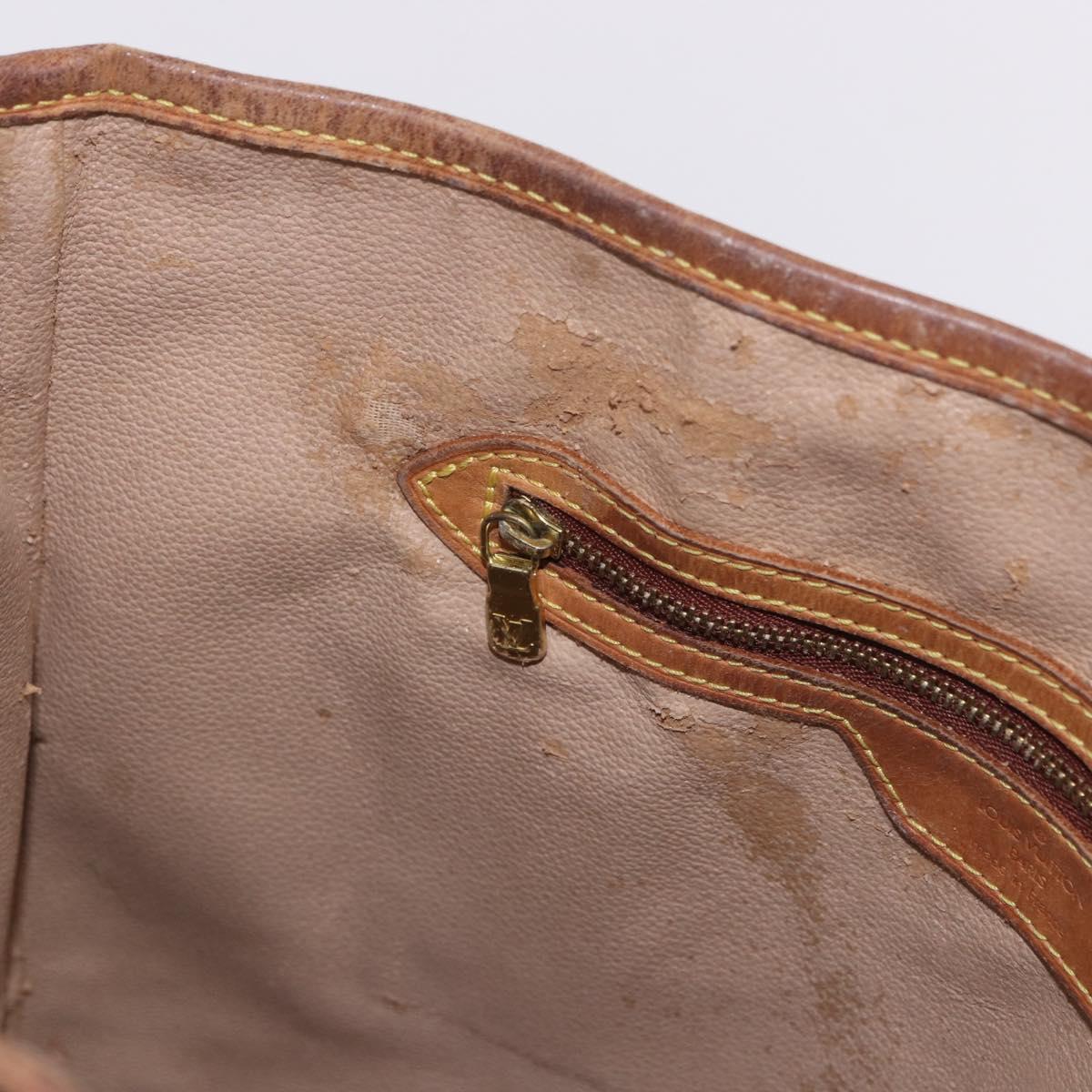 LOUIS VUITTON Monogram Bucket GM Shoulder Bag M42236 LV Auth 198919