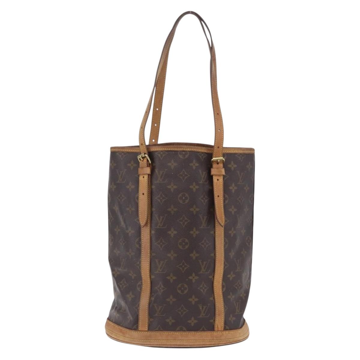 LOUIS VUITTON Monogram Bucket GM Shoulder Bag M42236 LV Auth 198919