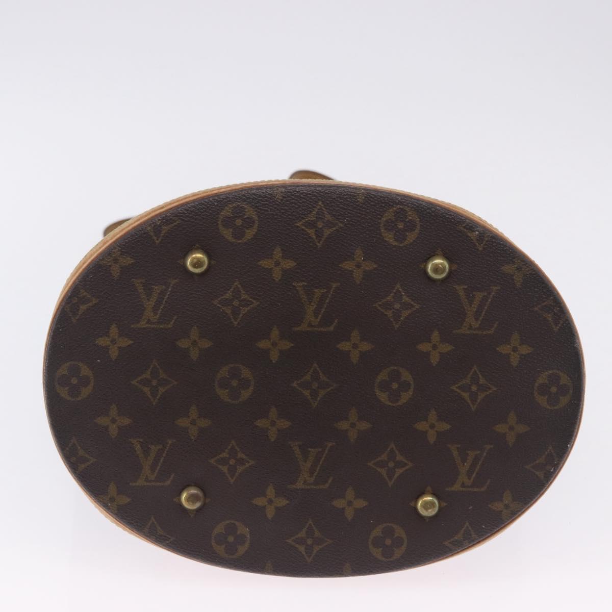 LOUIS VUITTON Monogram Bucket GM Shoulder Bag M42236 LV Auth 198919