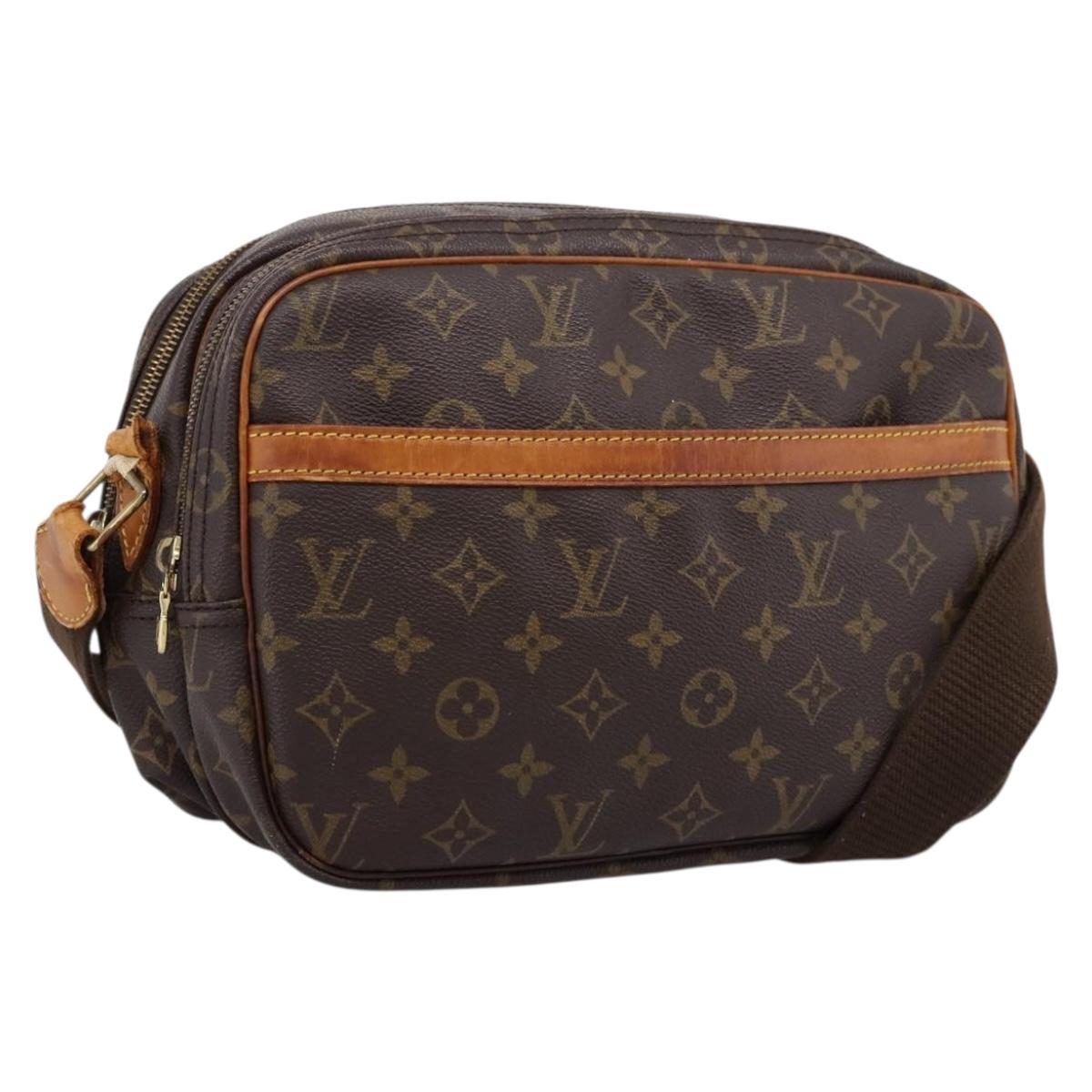 LOUIS VUITTON Monogram Reporter PM Shoulder Bag M45254 LV Auth 198922