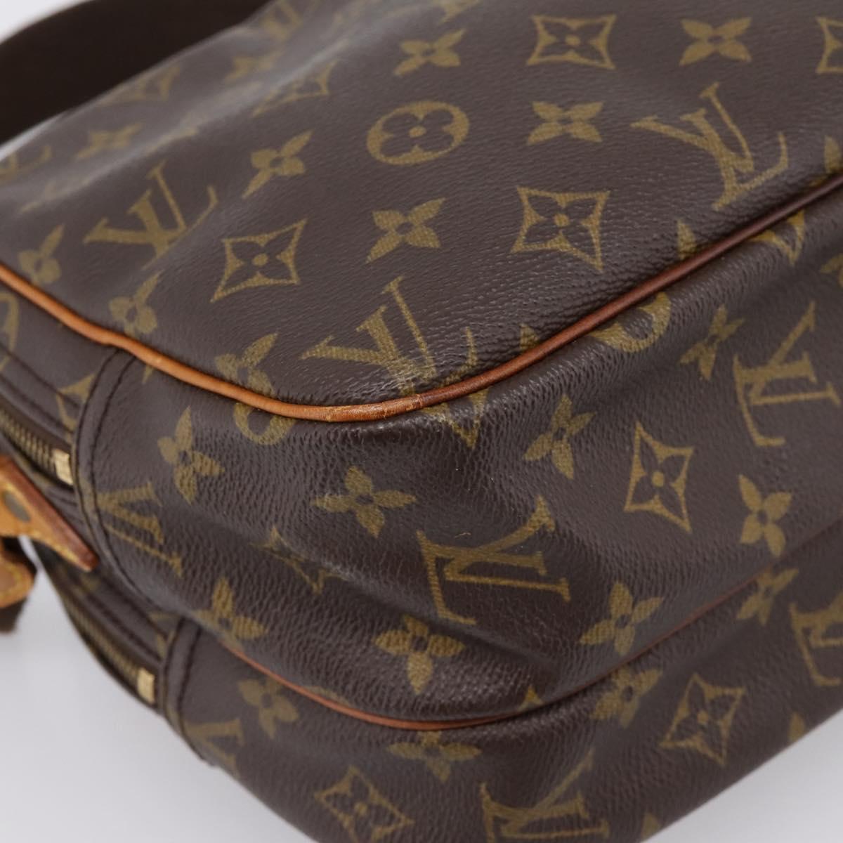LOUIS VUITTON Monogram Reporter PM Shoulder Bag M45254 LV Auth 198922