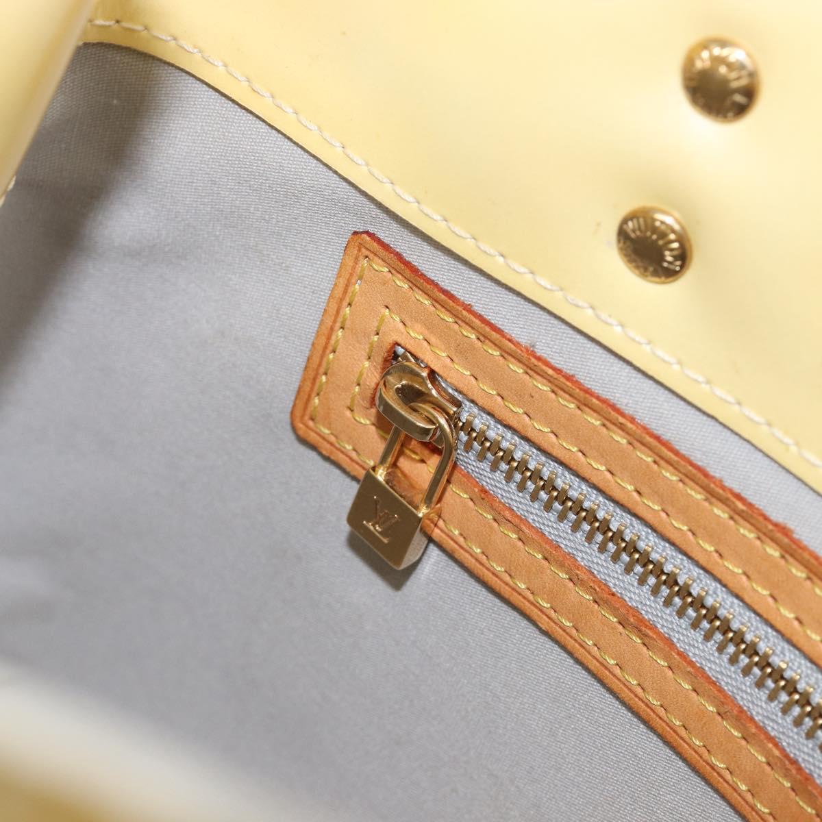LOUIS VUITTON Monogram Vernis Reade PM Hand Bag Gris M91145 LV Auth 198934