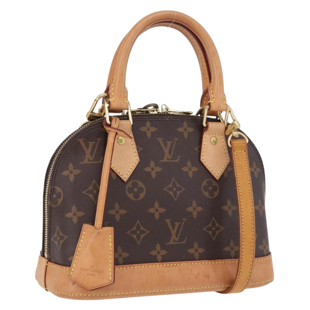 LOUIS VUITTON Monogram Alma BB Hand Bag M53152 LV Auth 198935V