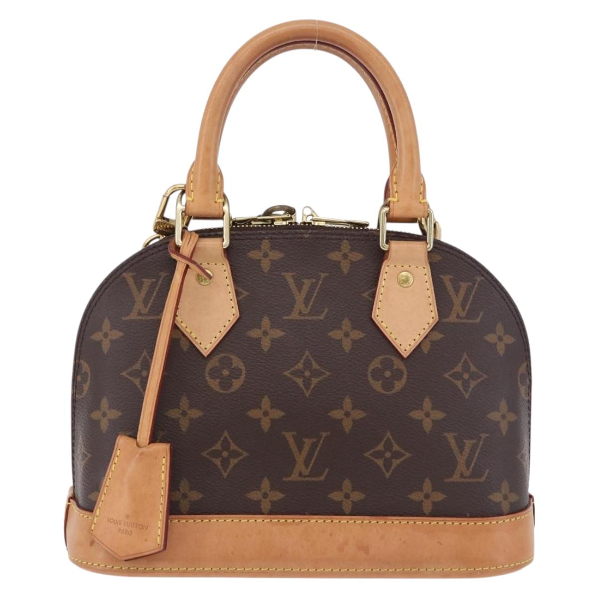 LOUIS VUITTON Monogram Alma BB Hand Bag M53152 LV Auth 198935V