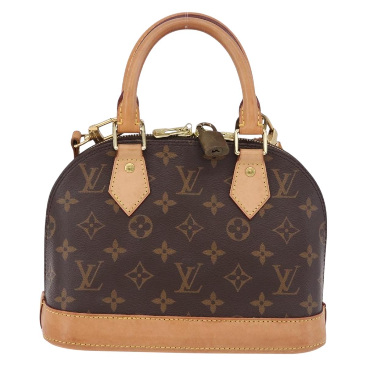 LOUIS VUITTON Monogram Alma BB Hand Bag M53152 LV Auth 198935V