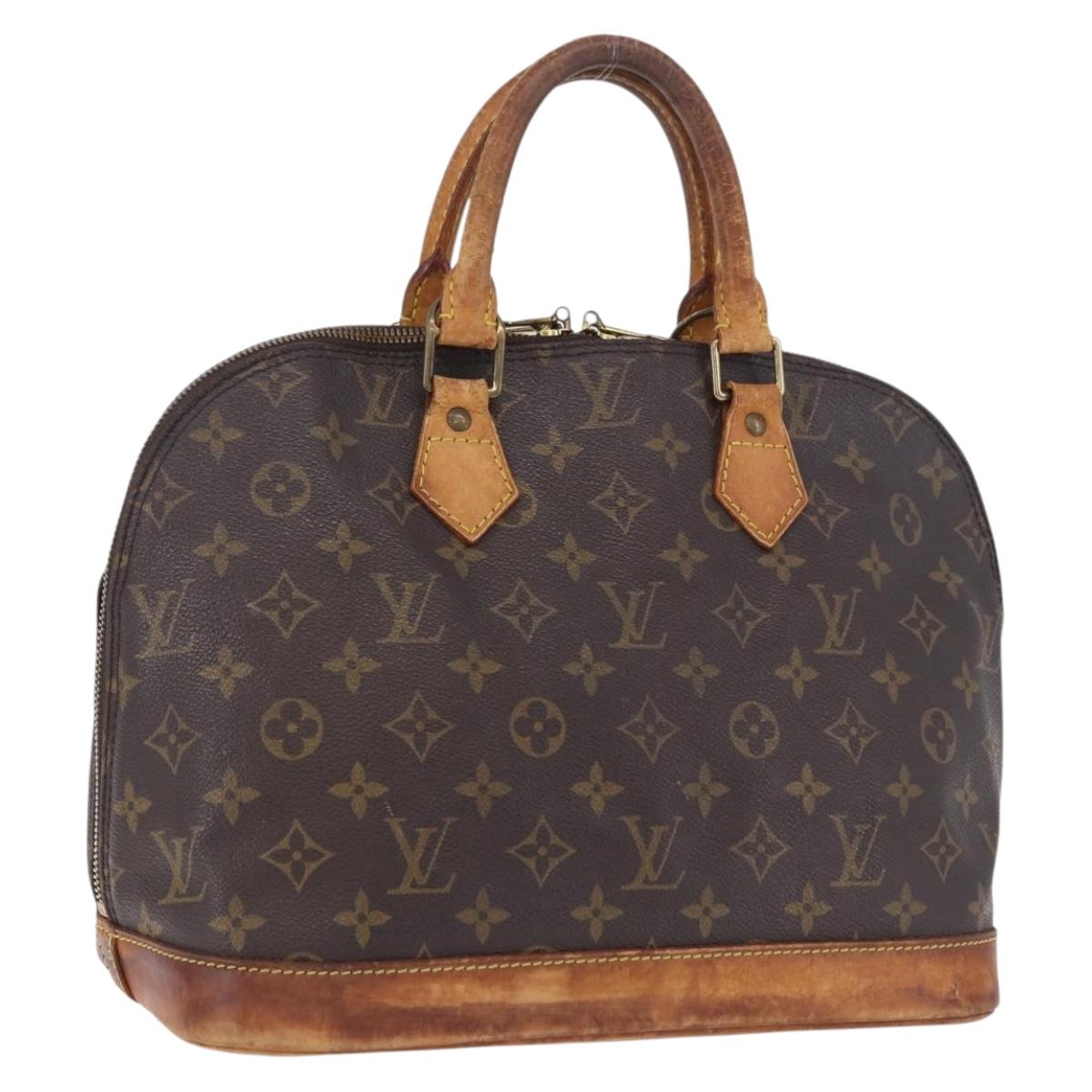 LOUIS VUITTON Monogram Alma Hand Bag M51130 LV Auth 198938