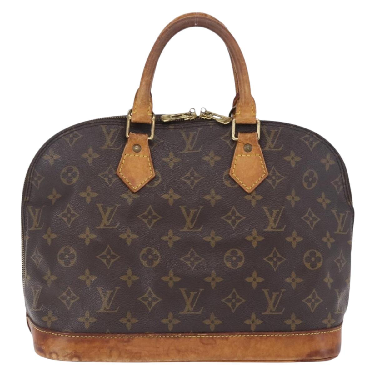 LOUIS VUITTON Monogram Alma Hand Bag M51130 LV Auth 198938