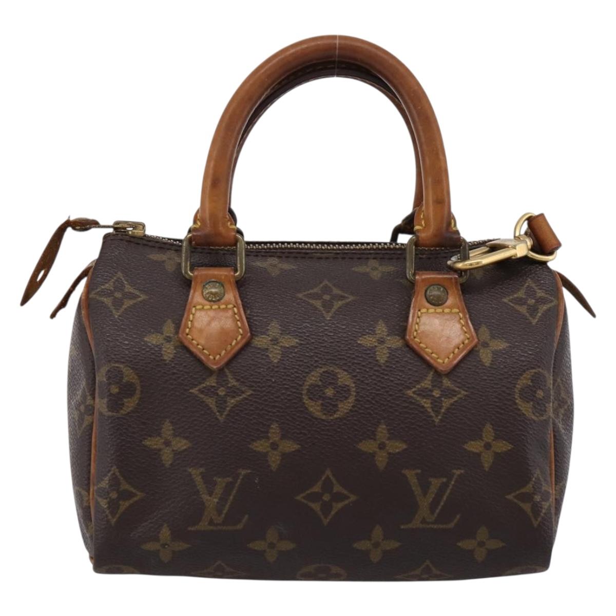 LOUIS VUITTON Monogram Mini Speedy Bandouliere Japon 88 M99014 LV Auth 198939