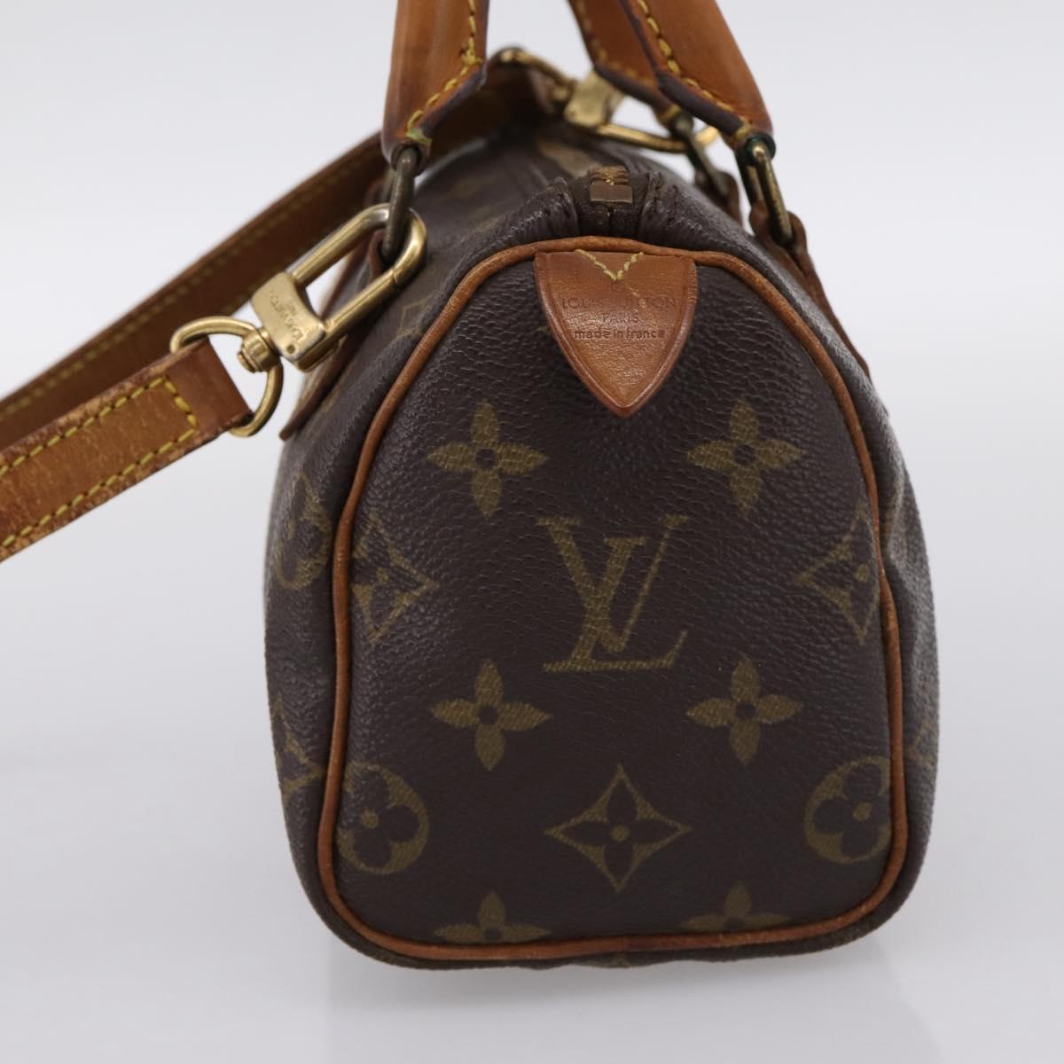 LOUIS VUITTON Monogram Mini Speedy Bandouliere Japon 88 M99014 LV Auth 198939