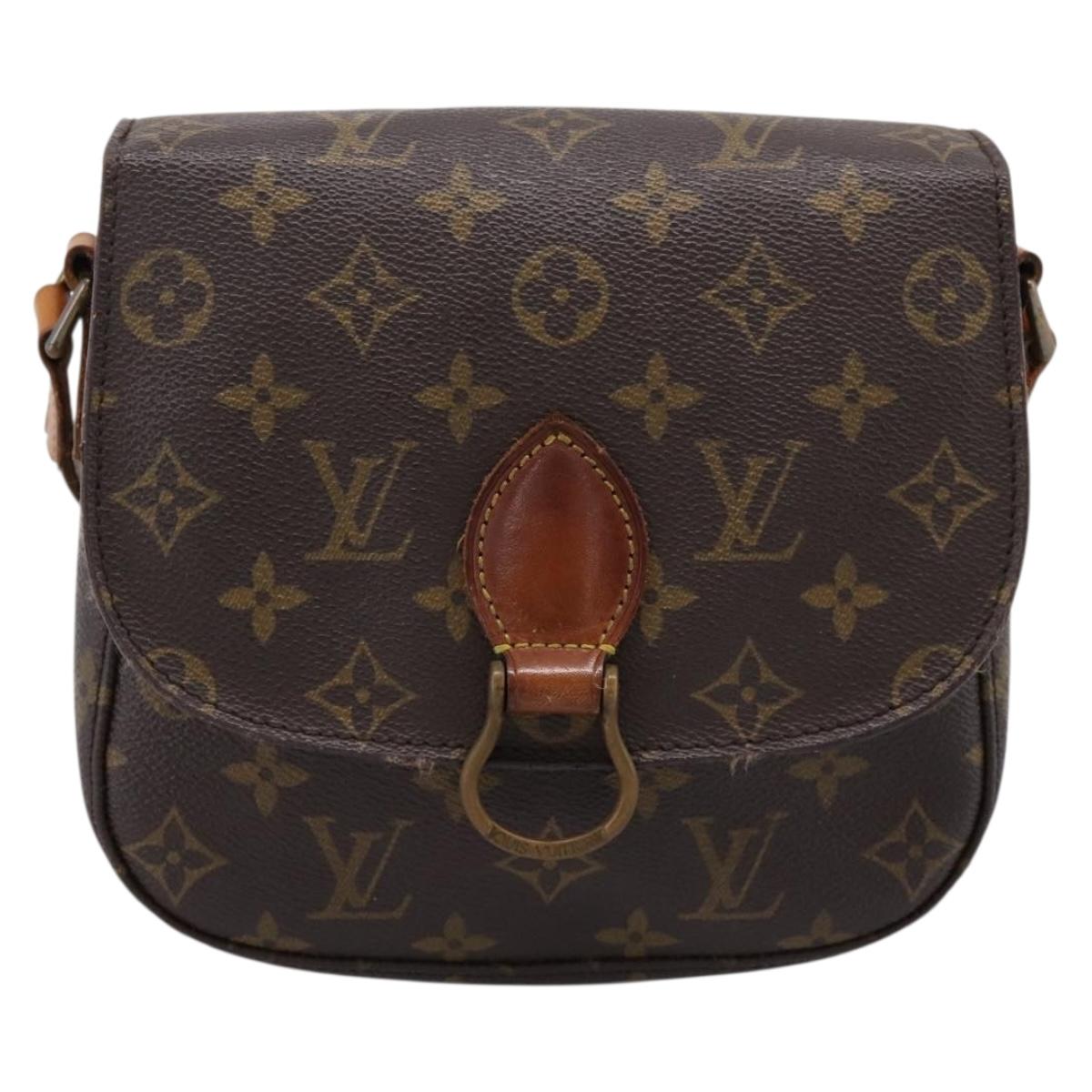 LOUIS VUITTON Monogram Saint Cloud MM Shoulder Bag M51243 LV Auth 198940