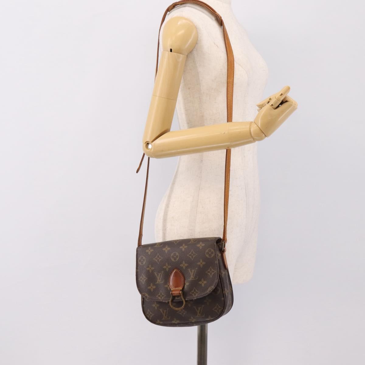 LOUIS VUITTON Monogram Saint Cloud MM Shoulder Bag M51243 LV Auth 198940