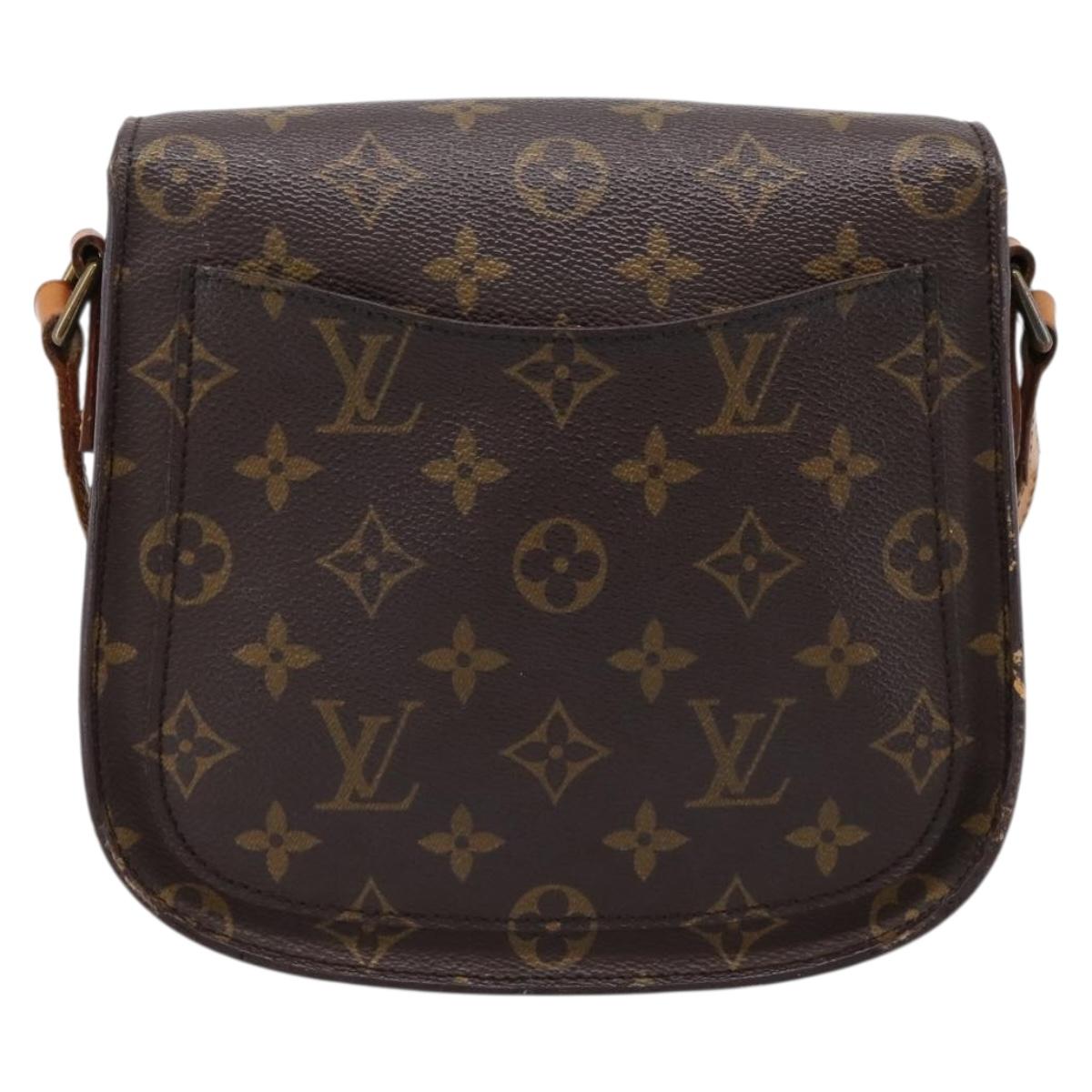 LOUIS VUITTON Monogram Saint Cloud MM Shoulder Bag M51243 LV Auth 198940
