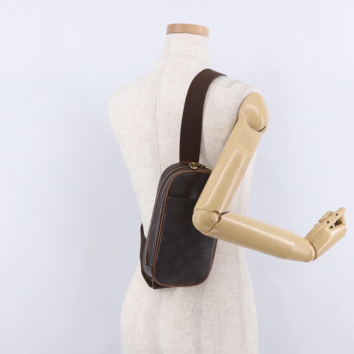 LOUIS VUITTON Monogram Pochette Gange Shoulder Bag M51870 LV Auth 198941