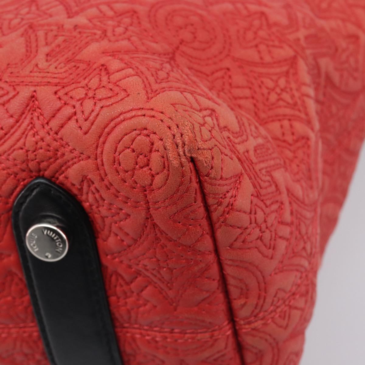 LOUIS VUITTON Monogram Antheia Hobo PM Shoulder Bag Red M93155 LV Auth 198946A