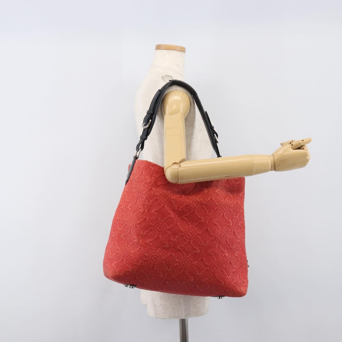 LOUIS VUITTON Monogram Antheia Hobo PM Shoulder Bag Red M93155 LV Auth 198946A