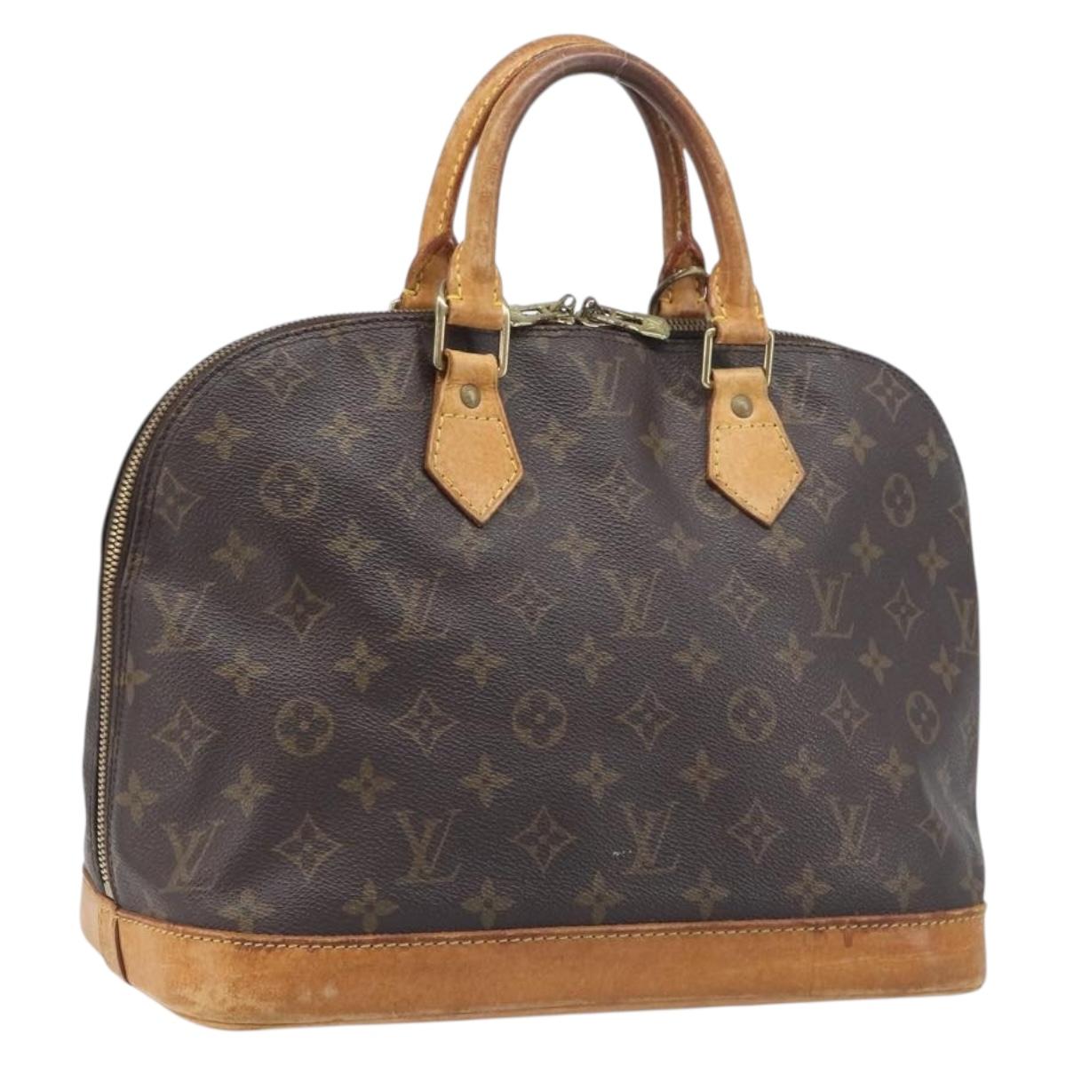LOUIS VUITTON Monogram Alma Hand Bag M51130 LV Auth 198947