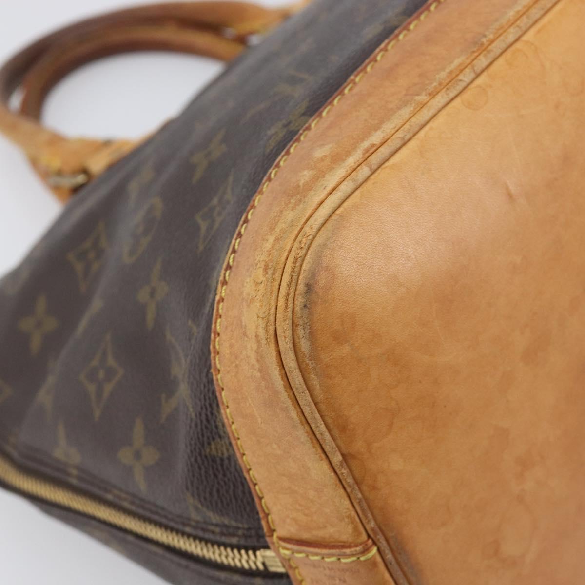 LOUIS VUITTON Monogram Alma Hand Bag M51130 LV Auth 198947