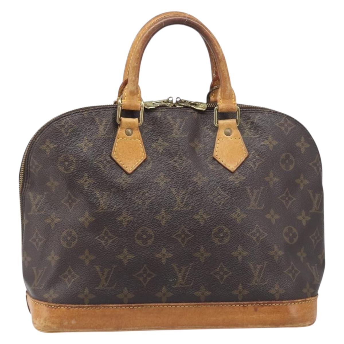 LOUIS VUITTON Monogram Alma Hand Bag M51130 LV Auth 198947
