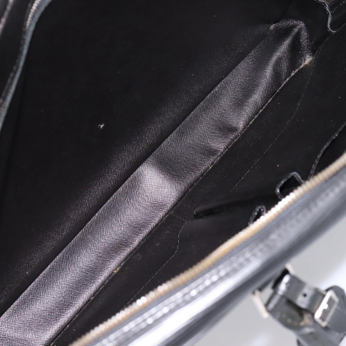 LOUIS VUITTON Epi Porte Documents Voyage Business Bag Black M54472 Auth 198948