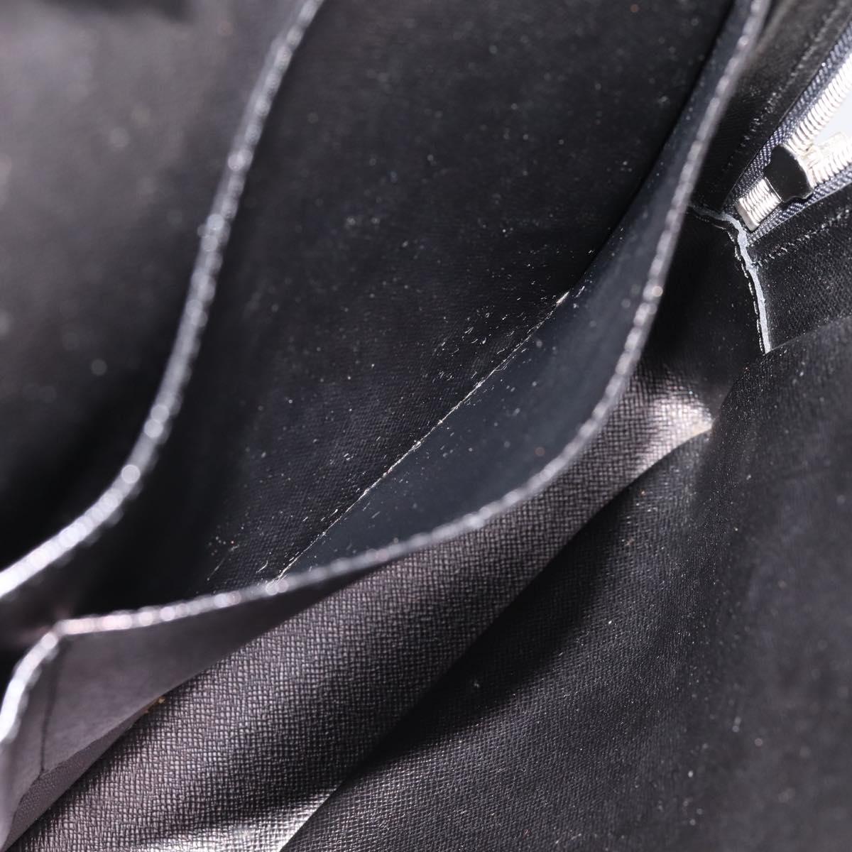 LOUIS VUITTON Epi Porte Documents Voyage Business Bag Black M54472 Auth 198948