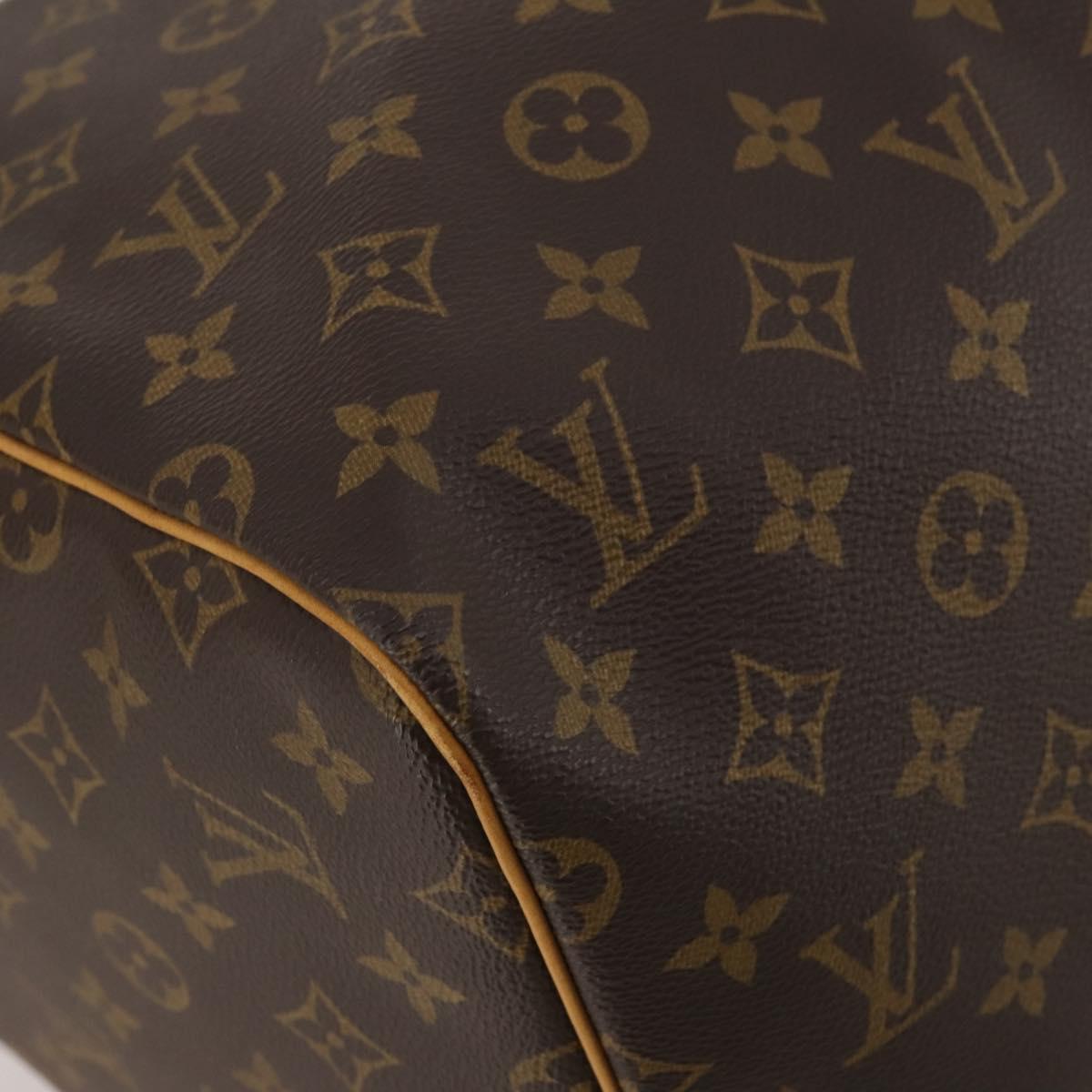 LOUIS VUITTON Monogram Keepall 55 Boston Bag M41424 LV Auth 198952A