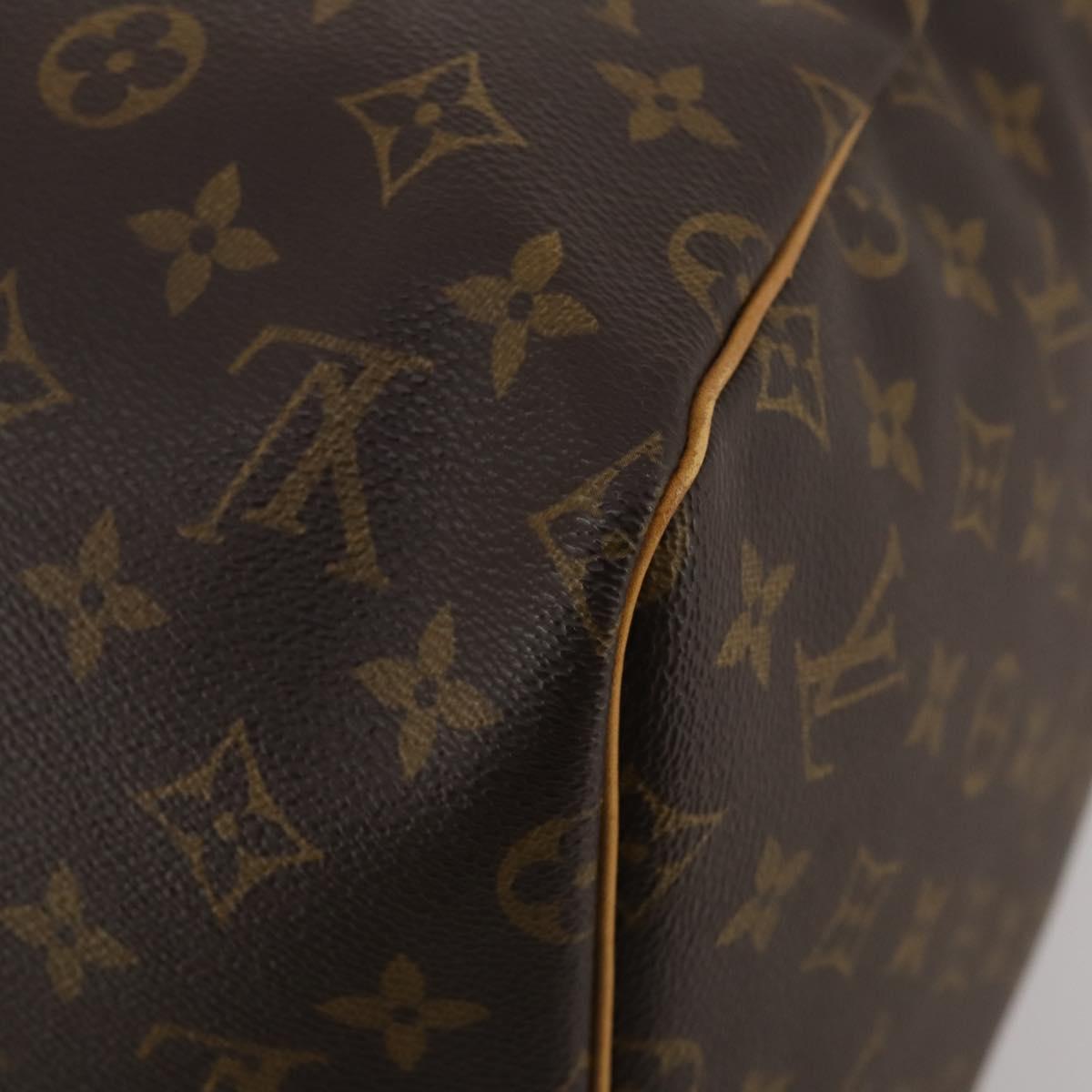 LOUIS VUITTON Monogram Keepall 55 Boston Bag M41424 LV Auth 198952A