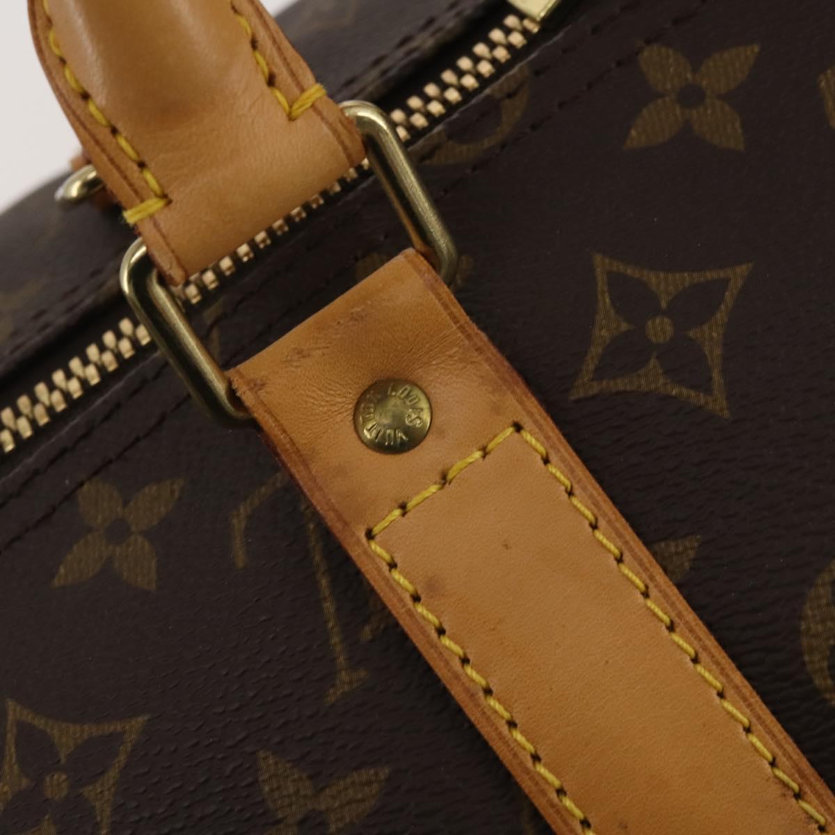 LOUIS VUITTON Monogram Keepall 55 Boston Bag M41424 LV Auth 198952A