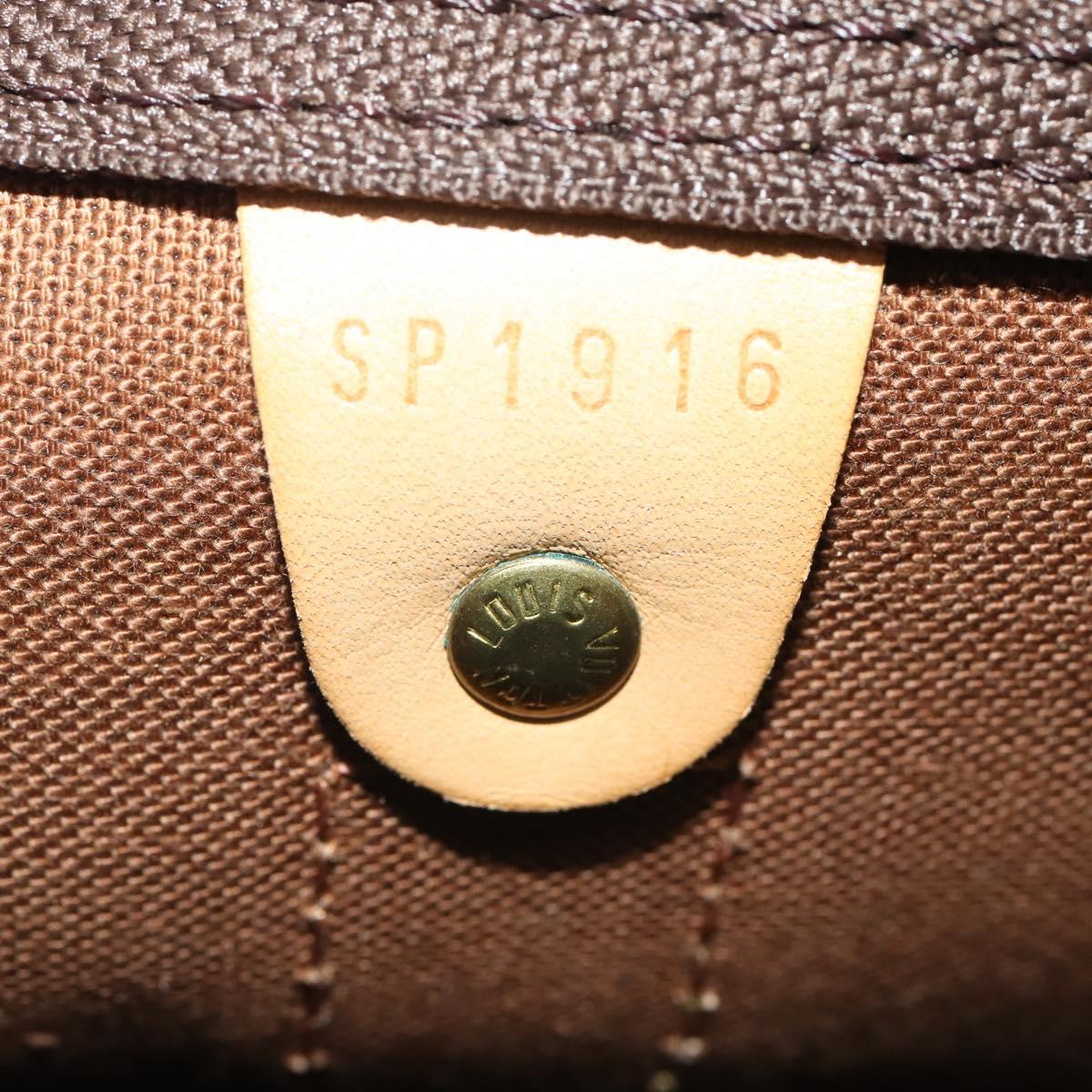 LOUIS VUITTON Monogram Keepall 55 Boston Bag M41424 LV Auth 198952A