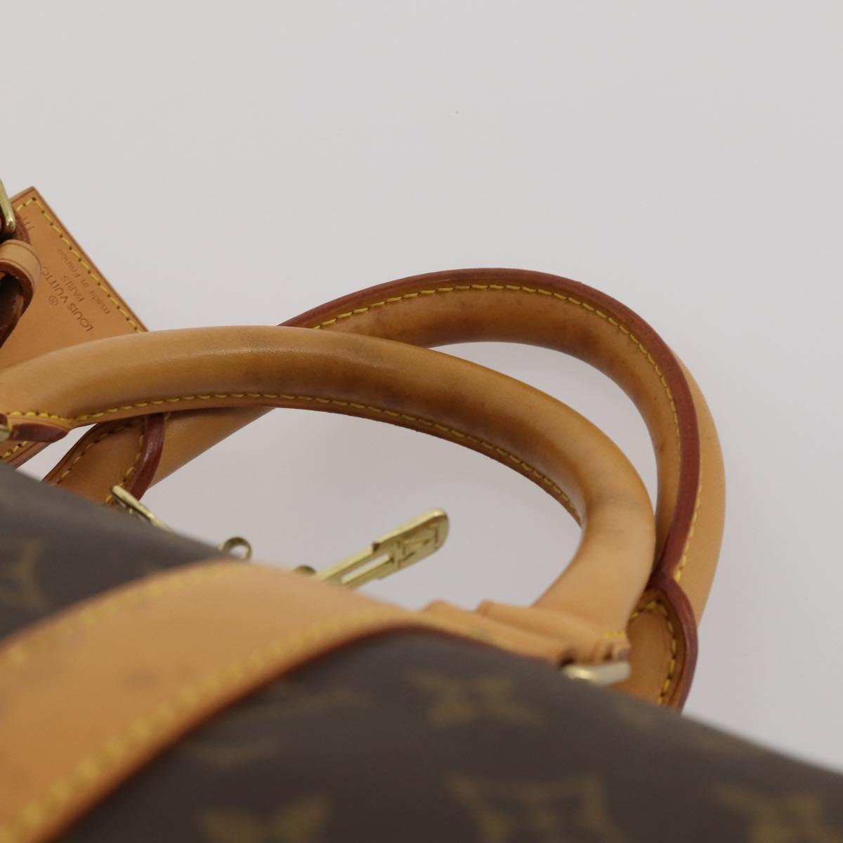 LOUIS VUITTON Monogram Keepall 55 Boston Bag M41424 LV Auth 198952A