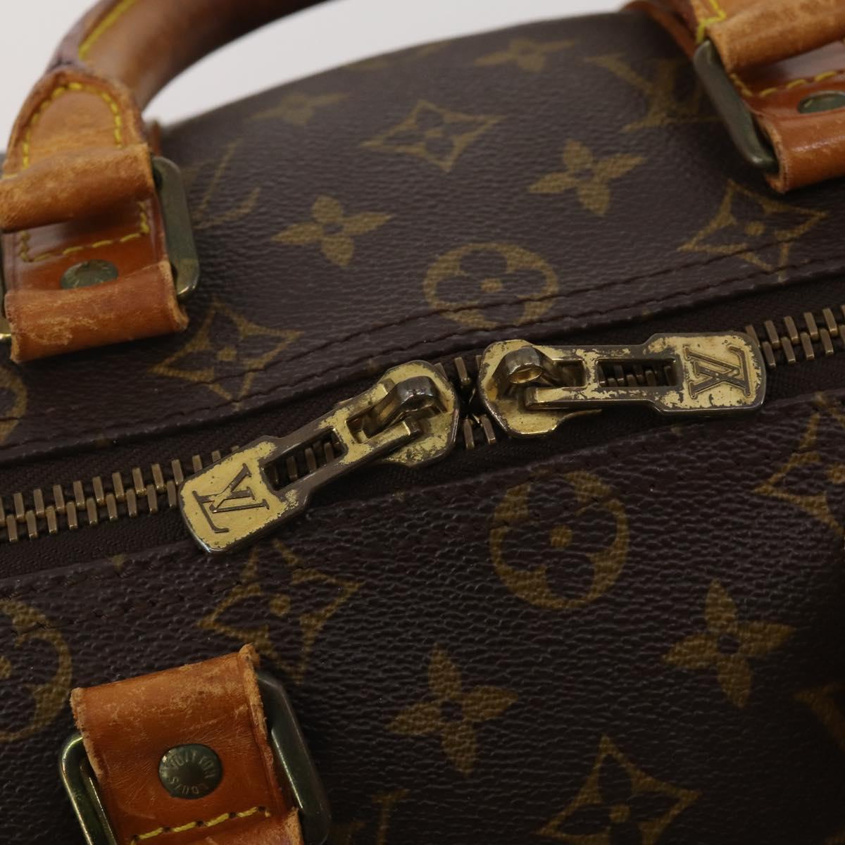 LOUIS VUITTON Monogram Keepall 45 Boston Bag M41428 LV Auth 198953