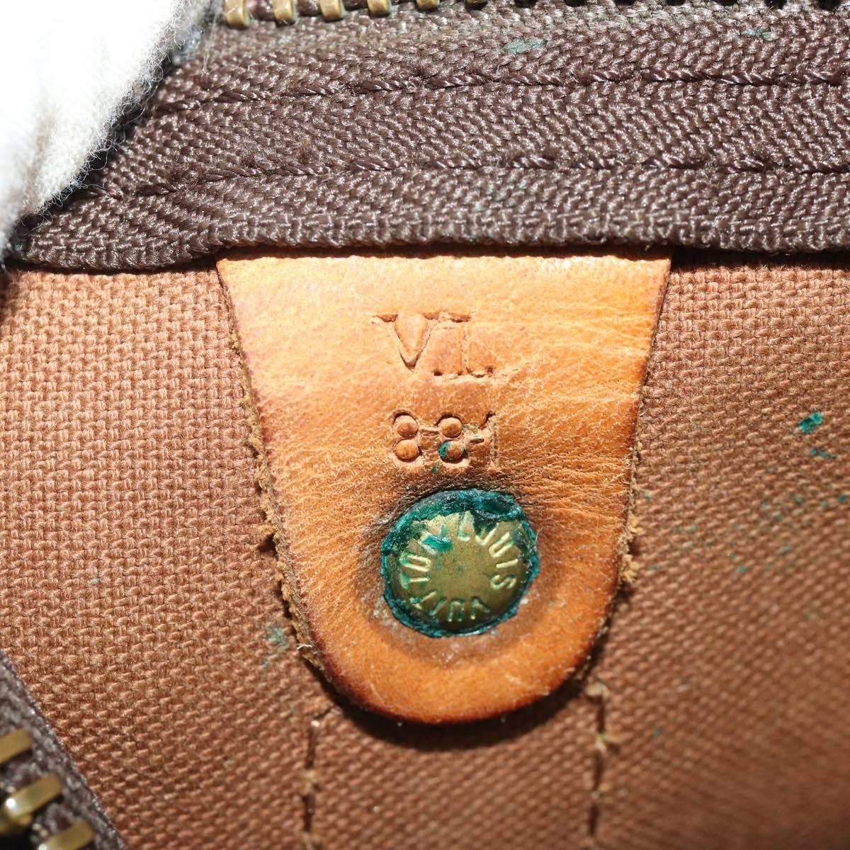 LOUIS VUITTON Monogram Keepall 45 Boston Bag M41428 LV Auth 198953