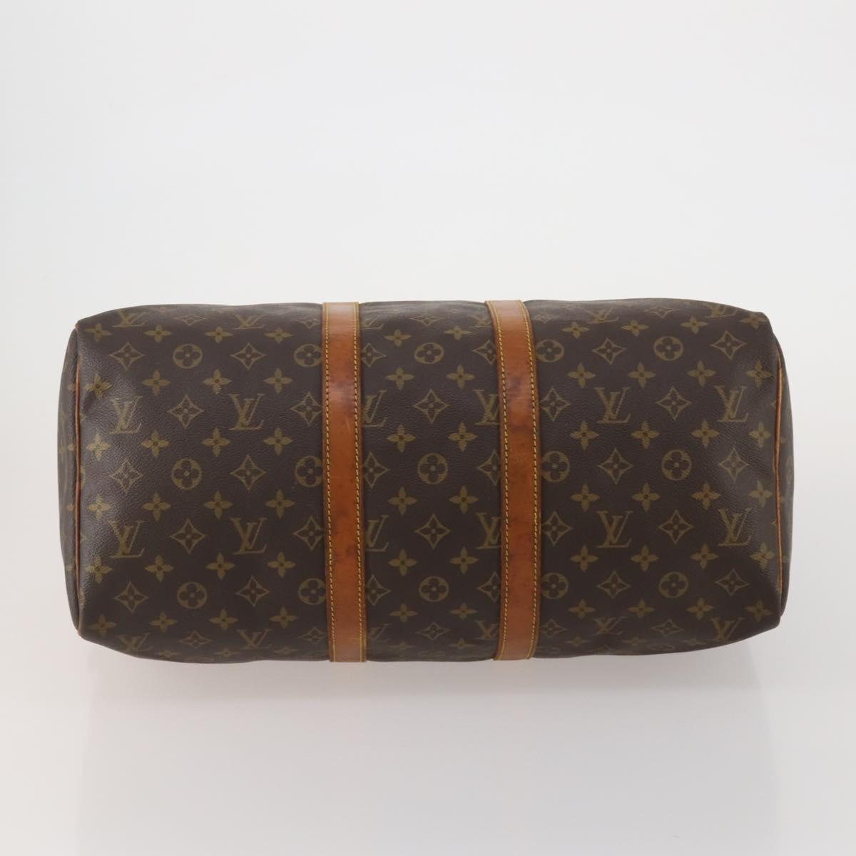 LOUIS VUITTON Monogram Keepall 45 Boston Bag M41428 LV Auth 198953