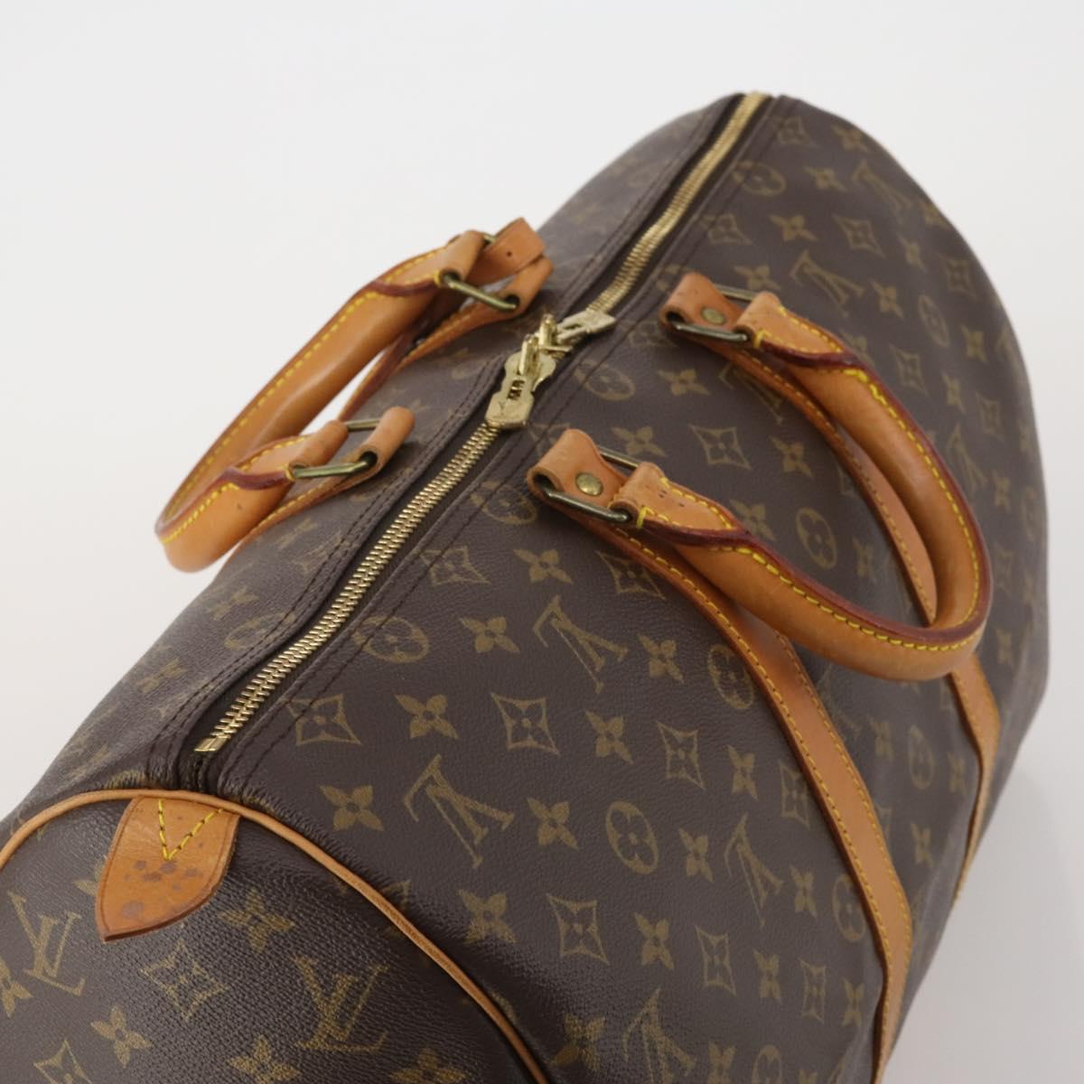 LOUIS VUITTON Monogram Keepall 45 Boston Bag M41428 LV Auth 198954