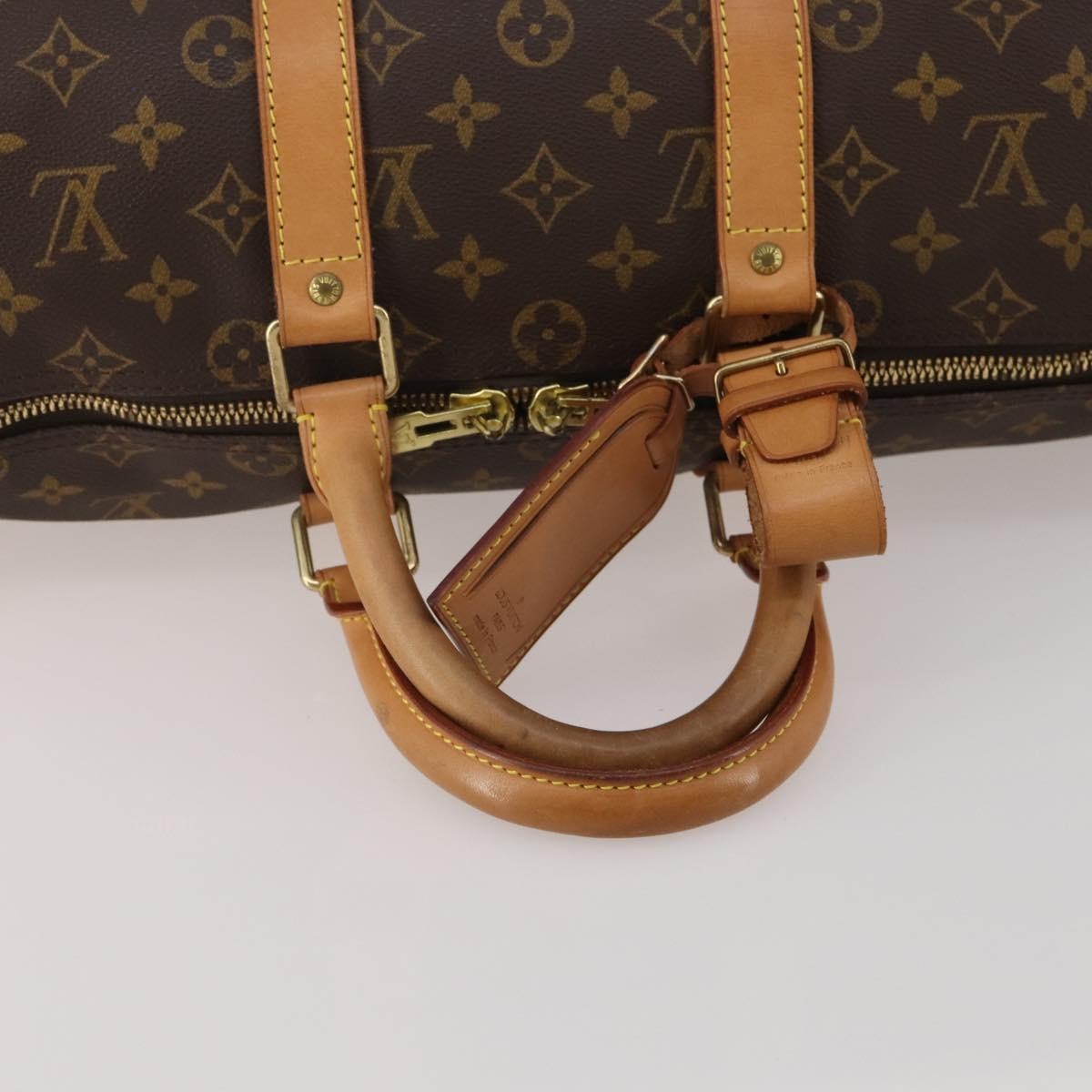 LOUIS VUITTON Monogram Keepall 45 Boston Bag M41428 LV Auth 198955A