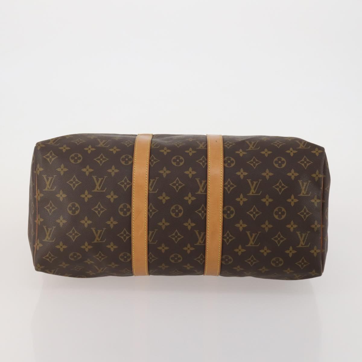 LOUIS VUITTON Monogram Keepall 45 Boston Bag M41428 LV Auth 198955A