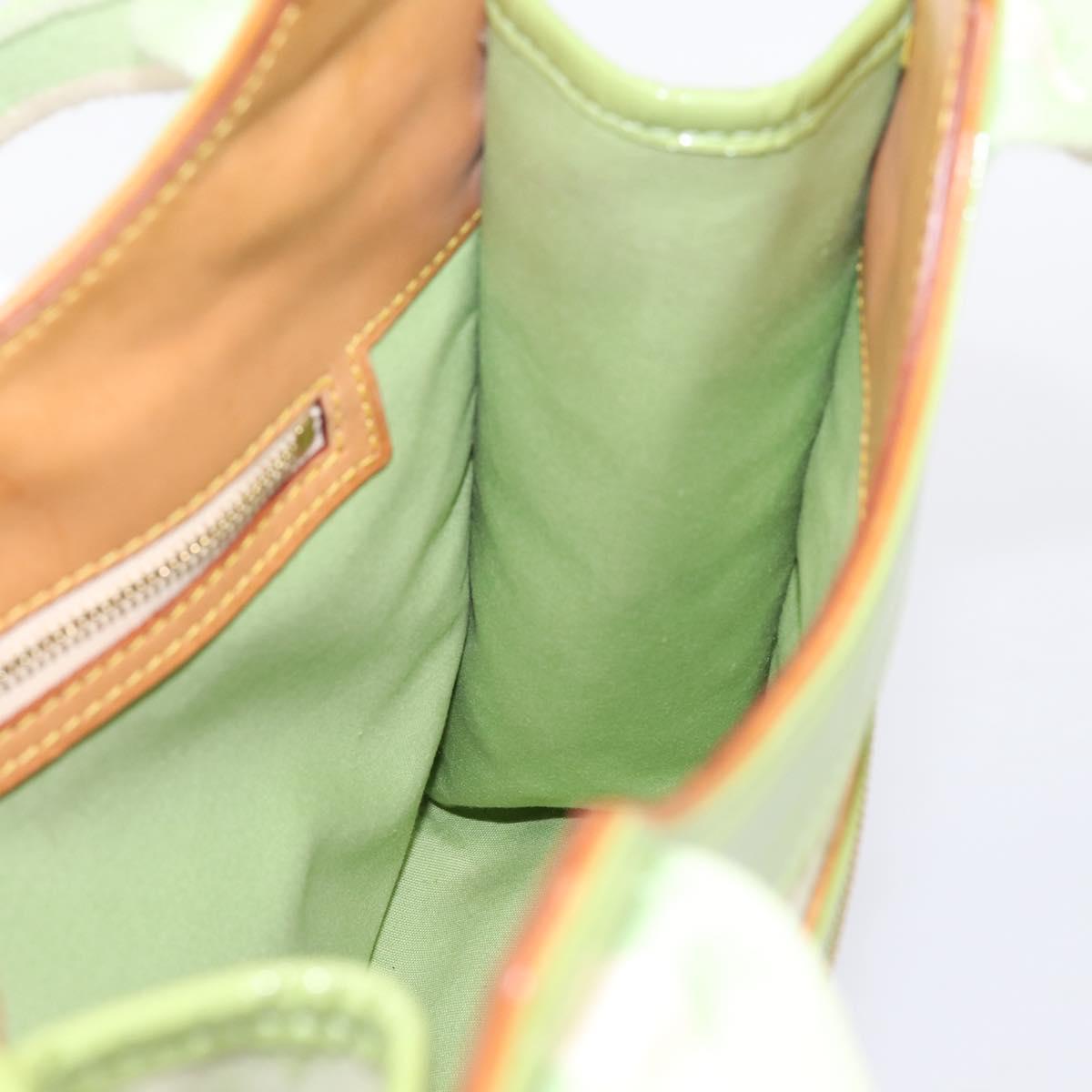 LOUIS VUITTON Monogram Mini Suck Catlin Bag Almond Green M92931 LV Auth 198957A