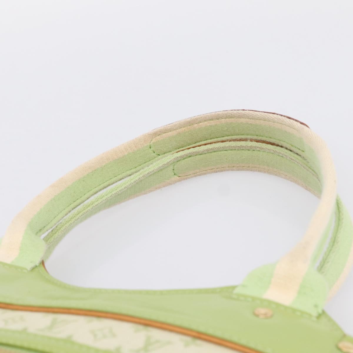 LOUIS VUITTON Monogram Mini Suck Catlin Bag Almond Green M92931 LV Auth 198957A