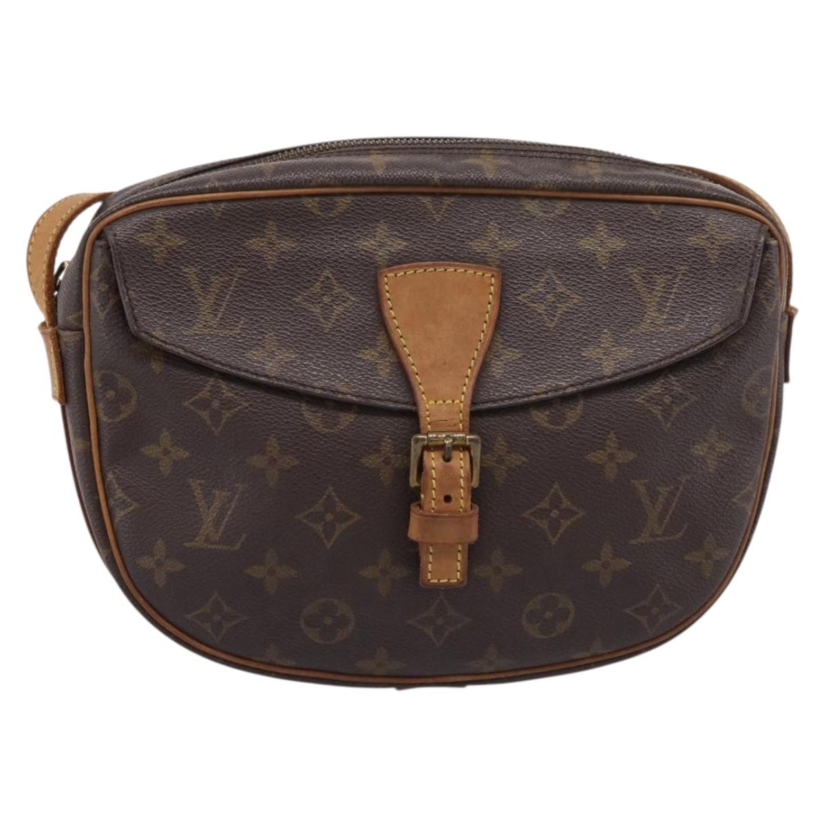 LOUIS VUITTON Monogram Jeune Fille MM Shoulder Bag M51226 LV Auth 198960