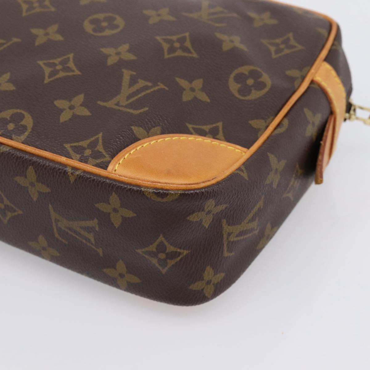 LOUIS VUITTON Monogram Compiegne 28 Clutch Bag M51845 LV Auth 198963